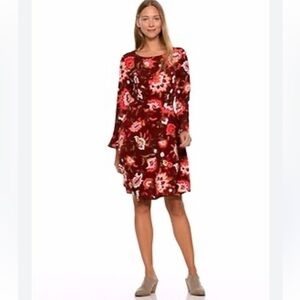 NWT Old Navy Red Tie Front Fit & Flare Dress